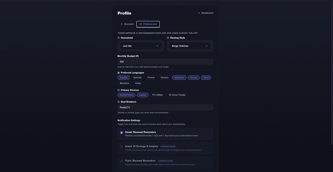 AI Profile